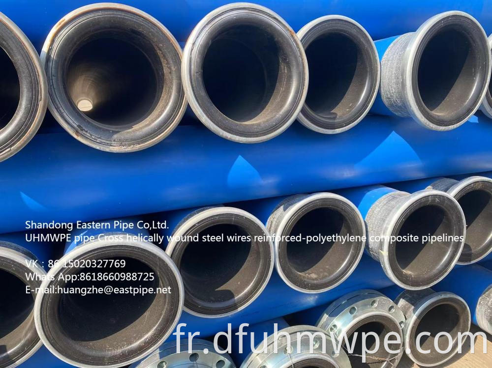 Cross Helically Wound Steel Wires Reinforced Polyethylene Composite Pipe